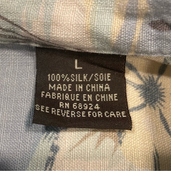 Paradise by Axis men’s 100% silk Hawaiian shirt large - Picture 4 of 9